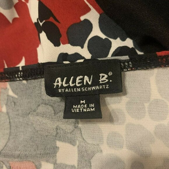 Allen B. Size M. Short Dress, shift, sheath. Stretch. Long Sleeve. B32 - Picture 6 of 6